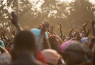 People worshipping