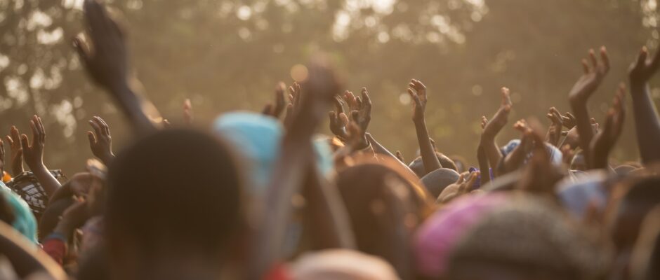 People worshipping