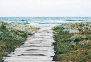 Pathway to beach