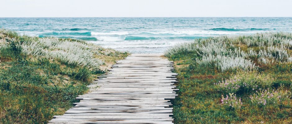 Pathway to beach